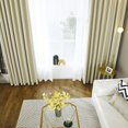 thumbnail image 4 of Cortinas opacas para dormitorio Cortinas aislantes con arandela de dormitorio para sala de estar, ju TOMSHOO Beige/39W X 51L in, 4 of 7