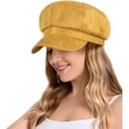 thumbnail image 7 of YooGuoGuo Women Faux Suede Newsboy Cap Paperboy Painter Visor Hat, 7 of 7