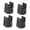Height 5cm black, variant on 4Pcs Heavy Duty Chair Sofa Table Raiser Adjustable Chair Risers Bed Table Raiser Feet Leg Lift Furniture Raisers