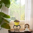 thumbnail image 3 of VONKY Indoor Outdoor Table Mini Plant Stand Rack Flower Pot Candle Holder Shelf Desktop Decoration, Black, 3 of 7