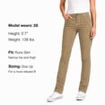 thumbnail image 6 of Dickies Womens Work Pants - Twill Cotton Slim Fit Roll Hem Carpenter Pants for Women with Pockets, 6 of 6