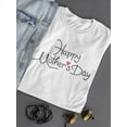 thumbnail image 3 of Little Pink Heart Mothers Day T-Shirt Women -Image by Shutterstock, Female Medium, 3 of 4