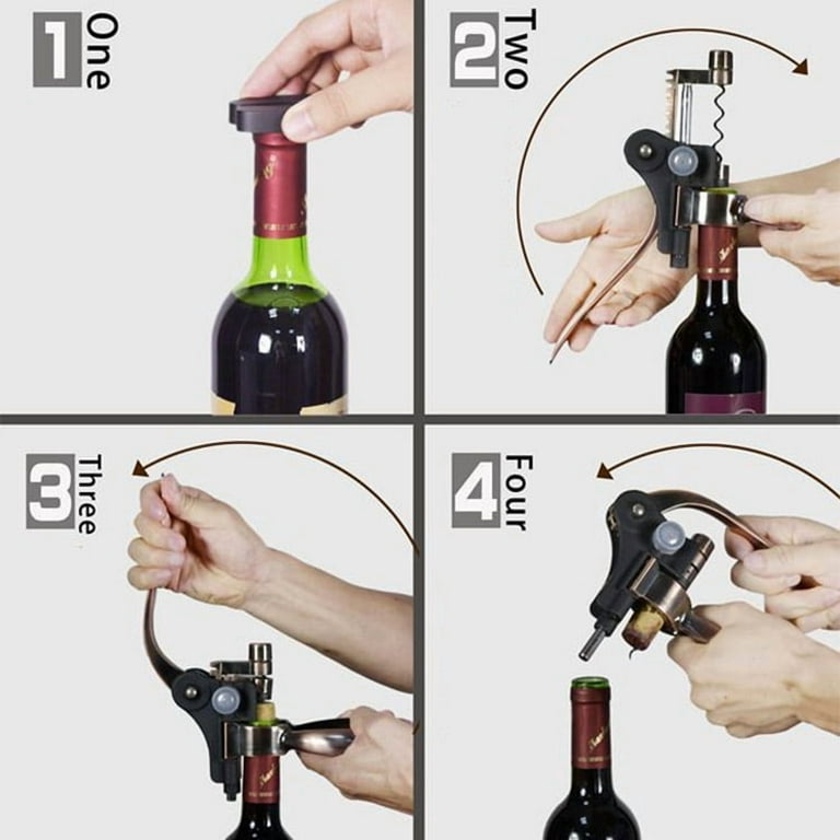 9pc Mixi Wine Opener Set w/ Corkscrew, Foil Cutter, Thermometer, Stopp 9pc Mixi Wine Opener Set w/ Corkscrew, Foil Cutter, Thermometer, Stopp