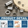thumbnail image 3 of Uxcell 6pcs M10 Metal Spacers, 3/8" IDx13/16" ODx5/16" Length Stainless Steel Spacer Round Unthreaded Standoff Bushing Plain Finish for Screw Bolts, Silver 10x20x8mm, 3 of 6