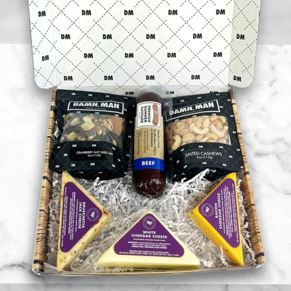 Cheese And Nuts Gift Baskets