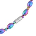 thumbnail image 4 of Magic Color Hematite  Beads Silvertone Beaded Necklace with Magnetic Clasp for Women Jewelry Birthday Gifts for Women Size 20" Ct 267.73 Birthday Gifts, 4 of 7