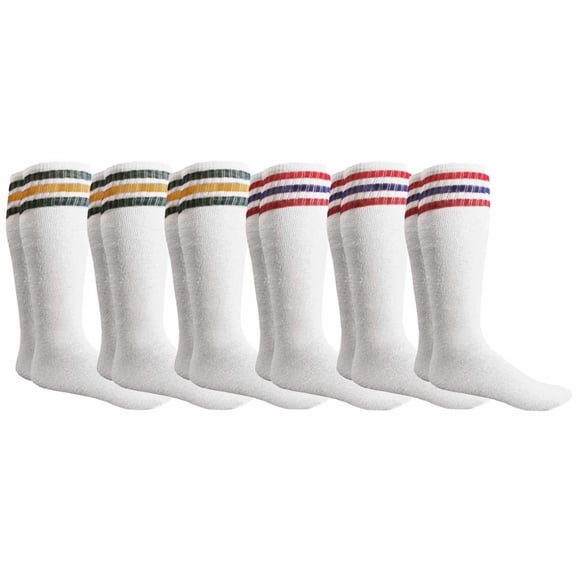 Yacht & Smith Kids Tube Cotton Tube Socks, Sports Everyday School, Bulk Sock Packs