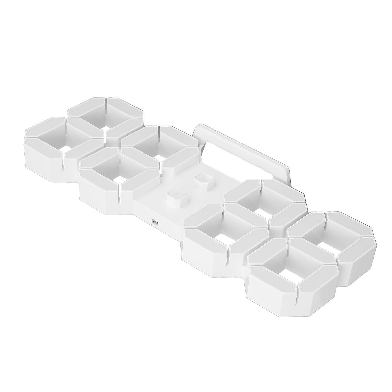 Fyydes 3D LED Wall Clock Brightness Adjustable Innovative 3D Table Wall