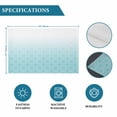 thumbnail image 6 of Blue Morocan Placemats Set of 8, Abstract Ombre Geometric Check Modern Placemats for Dining Table, Place Mats for Kitchen Tabletop, Waterproof Wipeable Dining Table Mats Set, 6 of 9