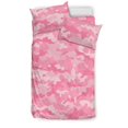thumbnail image 1 of Ensemble de Literie Motif Camouflage Rose, 1 of 5