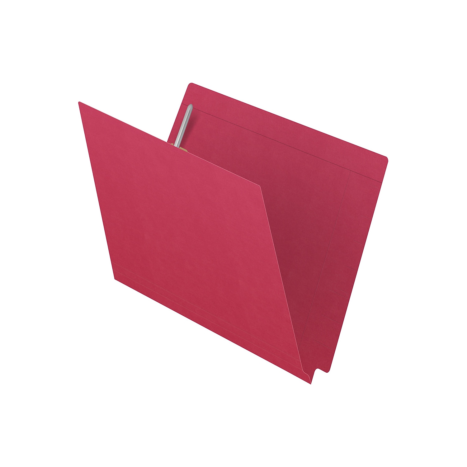 Medical Arts Press Kardex Match Reinforced End Tab File Folder Straight Cut Letter Size Red 50/Box