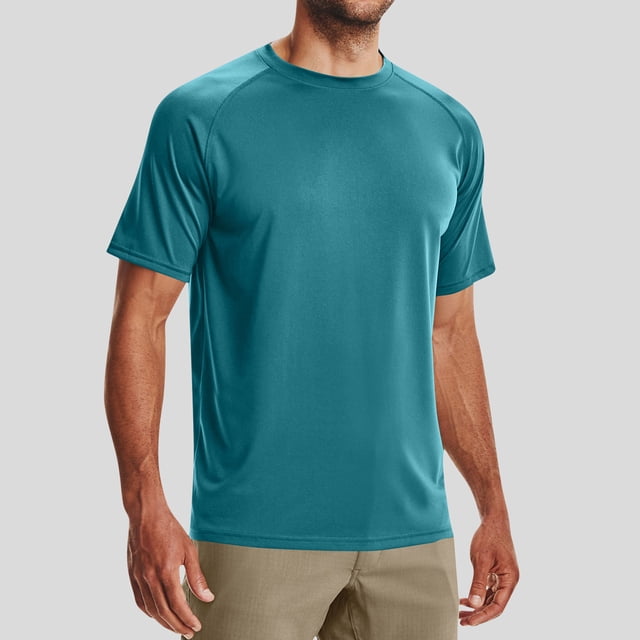 Blusas y camisas de manga corta y cuello redondo para hombre, blusas de verano para hombre, de color liso, ajustadas, deportivas, de manga corta y cuello redondo.
