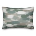 thumbnail image 2 of Creative Products Green Brushstroke Pattern 14x20 Indoor / Outdoor Pillow, 2 of 3