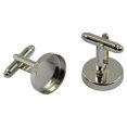 thumbnail image 4 of 10 Piezas Hombres de Cobre Gemelos Gemelos Joyería para Hombre Bricolaje Manualidades 16mm, 4 of 8