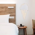 thumbnail image 3 of FONDOTIN Decorative Mirror Acrylic Wood Ice Cream Shape Home Decoration 1Pcs 15X7.7In, 3 of 8