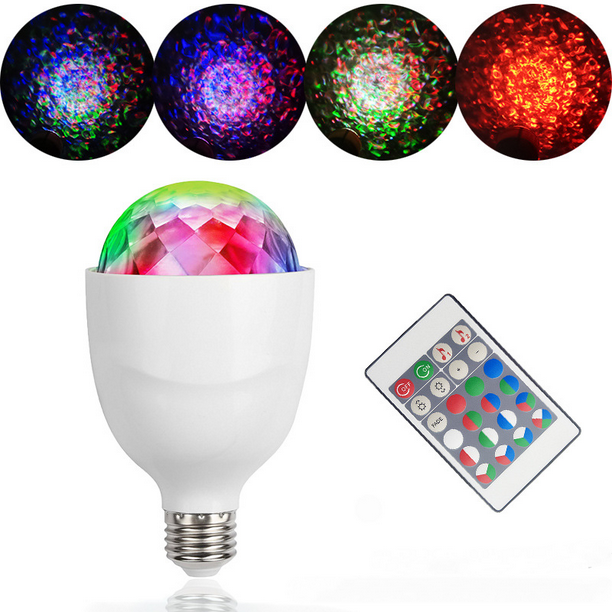Ampoule de scène rotative 7 Ampoule stroboscopique multicolore à LED  multicolore