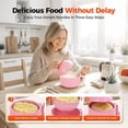 thumbnail image 6 of 2026 Microwave Ramen Noodle Bowl Set with Lid & Utensils, Ramen Cooker with Chopsticks/Spoon/Fork for Dorm & Apartment, Dishwasher Safe with Strainer and Handles (Beige), 6 of 8