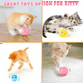 thumbnail image 4 of Intelligent Interactive Ball for Cat Toys Cat Mint Cat Training Toy Cat and Pet Play Ball Xiaomao Maomao Pet Toy,Yellow, 4 of 5