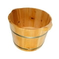 thumbnail image 2 of Lavabo de madera para pies con doble asa para uso doméstico en exteriores y sauna. L, 2 of 9