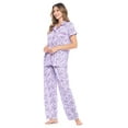 thumbnail image 2 of Casual Nights Women's Short Sleeve Floral Pajama Set, 2 of 5