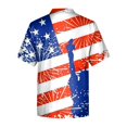 thumbnail image 3 of Fashion Men's Short Sleeve V Neck Printing Working Chest Pocket Carer Top L, 3 of 3