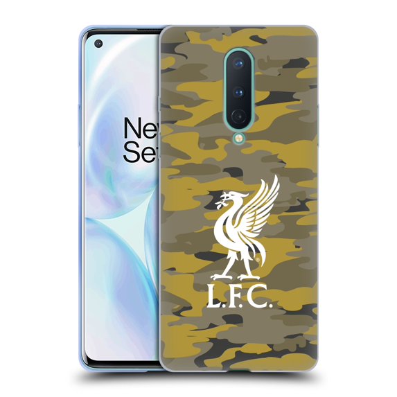 Head Case Designs Officially Licensed Liverpool Football Club Camou Royal Colourways Liver Bird Soft Gel Case Compatible with OnePlus OnePlus 8 5G