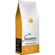 Sessions Coffee Regular Caf 100% Caffeine Whole Bean Medium Roast, 12 oz