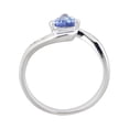thumbnail image 3 of Gin & Grace 925 Sterling Silver Genuine Tanzanite and Diamond Accent Ring., 3 of 4