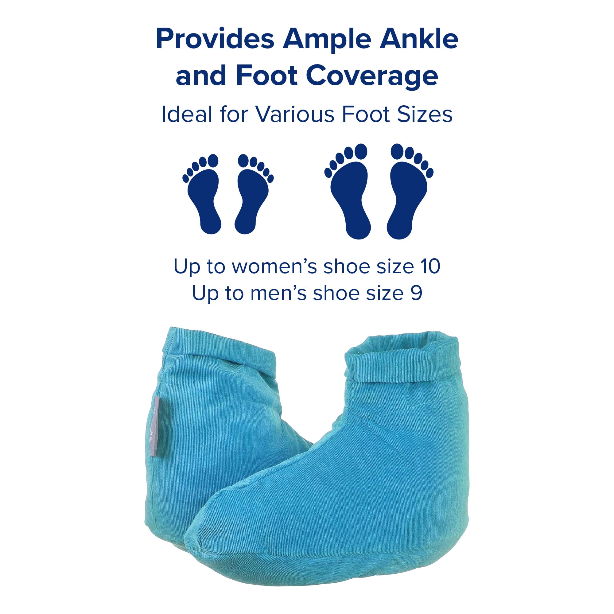Bed Buddy Foot Warmers with Aromatherapy Heated Slippers for Women Lavender Mint Scent Blue Walmart