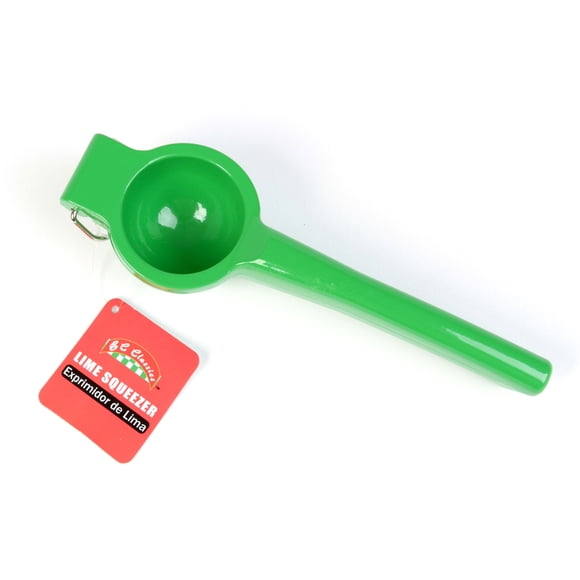Bene Casa Prensa/Exprimidor de Lima de Aluminio Verde, Exprimidor de Cítricos Manual Fácil