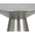 thumbnail image 4 of Sunpan Carmel 19" Contemporary Stainless Steel Side Table in Silver, 4 of 8