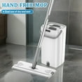 thumbnail image 4 of Self-Wash and Squeeze Dry Flat Mop and Bucket Set, Includes 3 Washable Microfiber Pads, Dual-Chamber Bucket System with 360 Rotation Mop Head, 4 of 4