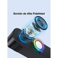 thumbnail image 3 of Bocina Bluetooth Altavoz V5.0 LED RGB Bocinas Volumen Fuerte Altavoces Estéreo Pesados 2000 mah Batería,Negro, 3 of 7