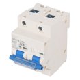 thumbnail image 2 of Disyuntor pequeño 2P con capacidad de corte de 10 KA para sistemas solares fotovoltaicos, 80 A, CC, 1000 V, interruptor azul., 2 of 14