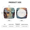thumbnail image 6 of Lsque White And Red Storm Dragon Printed Square Couch Cushion Covers, Floral Sofa Cushion Covers Replacement, Stretch Couch Covers for Couch-16.9in, 6 of 9