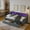 Gray, variant on Barara King Sleeper Sofa Bed, Futon Couches Loveseat,Twin Size Sofa Bed with 3 LED Lights and Storage Headboard, Bed with 2 Drawers and Wireless Charging, Beige