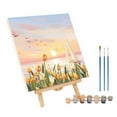 thumbnail image 1 of 20cm With Frame Tulip Digital Oil Painting Diy Paint By Numbers Handmade Decor Hanging, 1 of 8