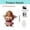 B, variant on Pgyong Valentine's Day Gift Acrylic 2D Figurine Romantic Desktop Decoration Cupid Ornament for Anniversary Wedding