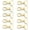 Gold, variant on 20pcs Swivel Lobster Claw Clasp Trigger Snap Hooks for Purse Making Macrame Lanyard Clip CSPS (5/8 Inch, Gold)
