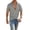 Light Gray, variant on Mens Spread Collar Deep V-Neck Polo Shirt Casual Waffle Knit Short Sleeve Top Lightweight Breathable Textured Solid Color Summer Daily Wear Fashion Tops Black L