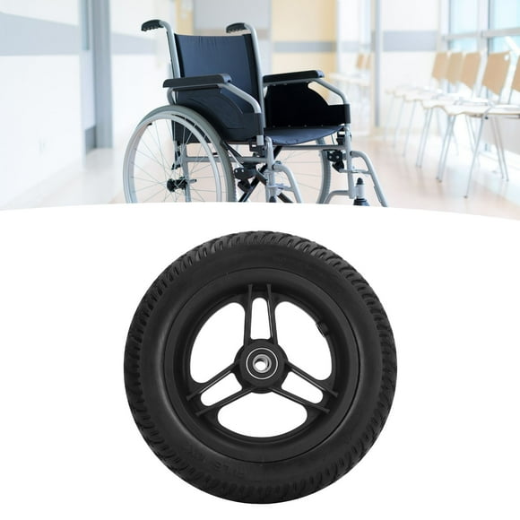 Rueda delantera para silla de ruedas ANGGREK 10 pulgadas Rodamiento 6001