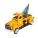 thumbnail image 5 of Camión de granja navideño, camioneta, modelo de automóvil, automóvil de granja de metal hecho a mano con amarillo, 5 of 9