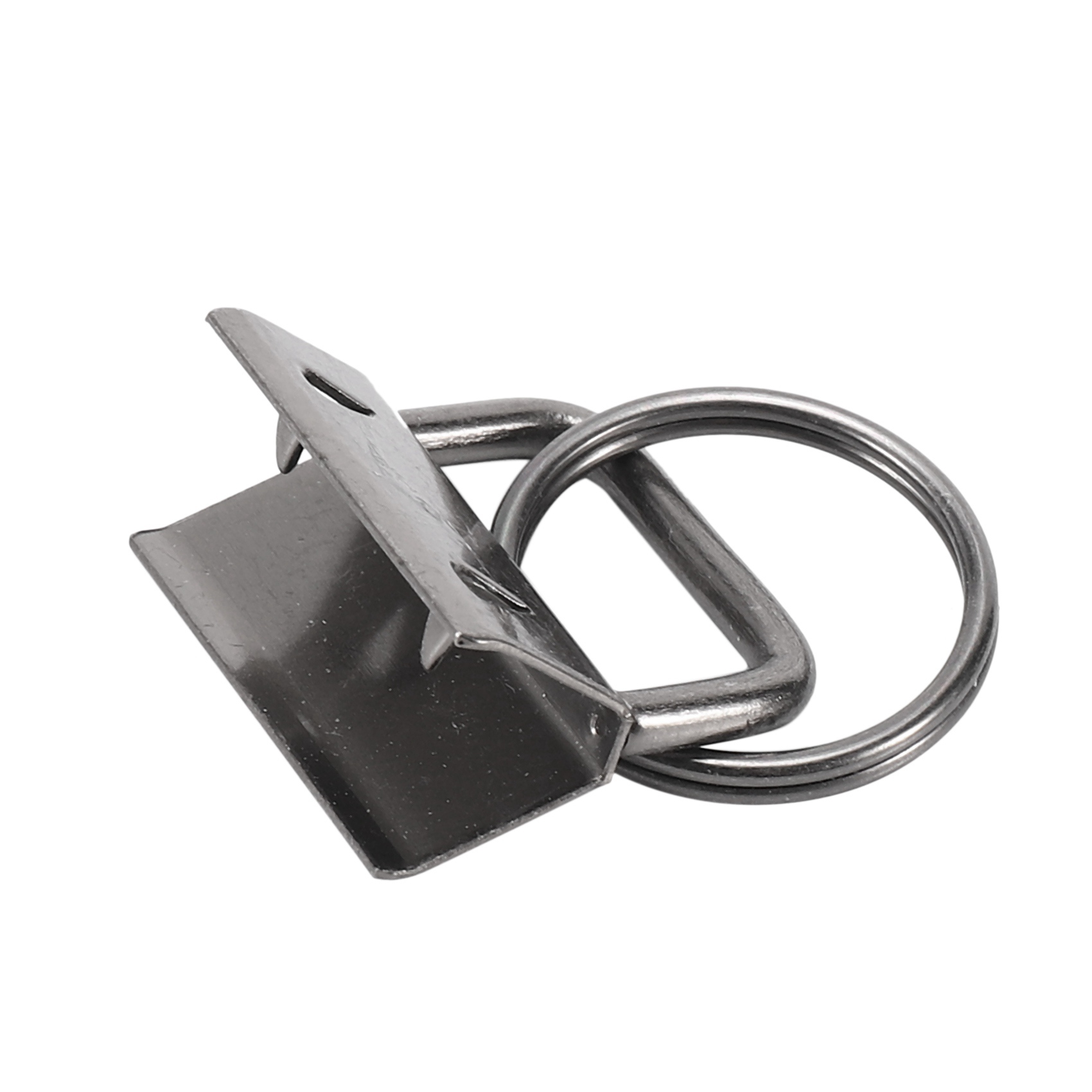 200 PCS Wristlet Hardware, 1 Inch Key Fob Hardware for Keychain, Key Lanyard and Key Chain Making Hardware Supplies