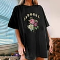 thumbnail image 4 of Gibobby Blusas Casual T-shirt top for WomenParty Fashion Loose Top（Negro， XXL), 4 of 5