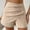 Beige, variant on Summer Saving Clearance AXXD Beige Shapewear Shorts for Lady Summer Classic All Match Pleats Slim Button Short Trouser Pants Shorts Clearance Clothing Under $10