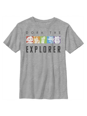 Dora The Explorer Big Boys Graphic Tees And T Shirts Walmart Com - dora the explorer roblox id code loud