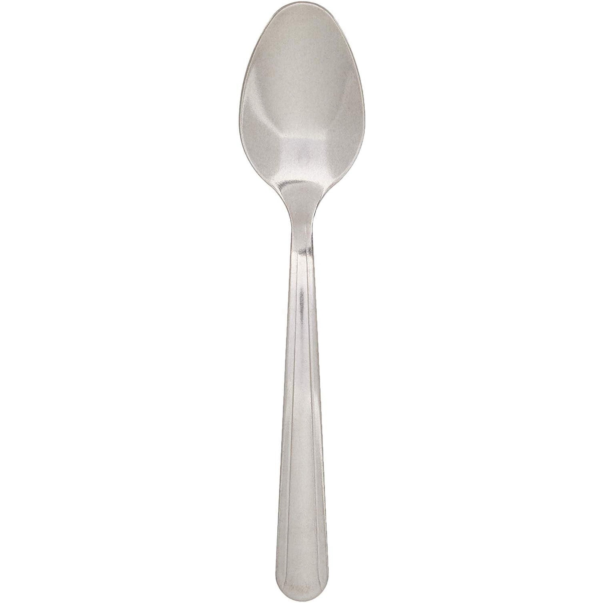 Winco 0001-01 12-Piece Dominion Teaspoon Set 18-0 Stainless Steel