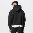 thumbnail image 5 of Conjunto de chándales atléticos para hombres Trajes de 2 piezas Trajes de chándal con capucha Chaqueta y pantalones deportivos casuales (negro) Zhivalor BST3003102-2, 5 of 5