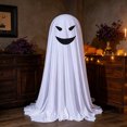 thumbnail image 6 of Halloween Decorations Spooky Ghost | Indoor Spooky Ghost LED Lights Tabletop Decor DIY Assembly Sturdy Fabric Ghost Mantel Decor Blue, 6 of 7