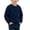 Navy, variant on SELONE Kids Crewneck Sweatshirt Plain Long Sleeve Shirts Fleece Liner Ribbed Cuffs Pullover Comfywear Clothes 1-13Y